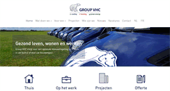 Desktop Screenshot of groupvhc.be